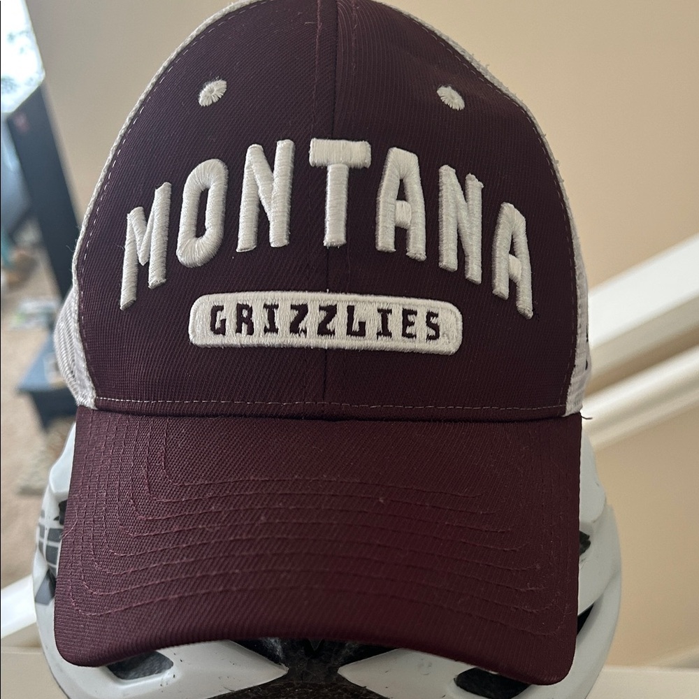Zephyr Maroon and White Montana Grizzlies Hat